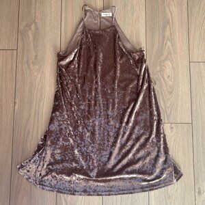 Sugarlips Velour Mini Dress
